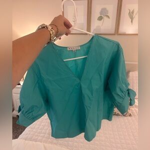 Teal Boutique Top